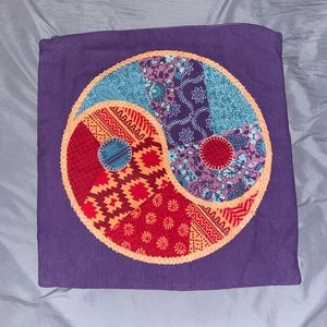 yin yang boho pillowcase